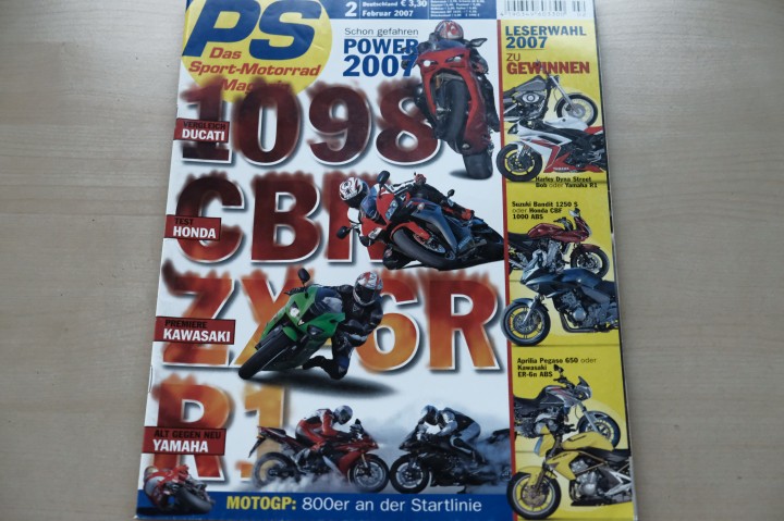 Deckblatt PS Sport Motorrad (02/2007)